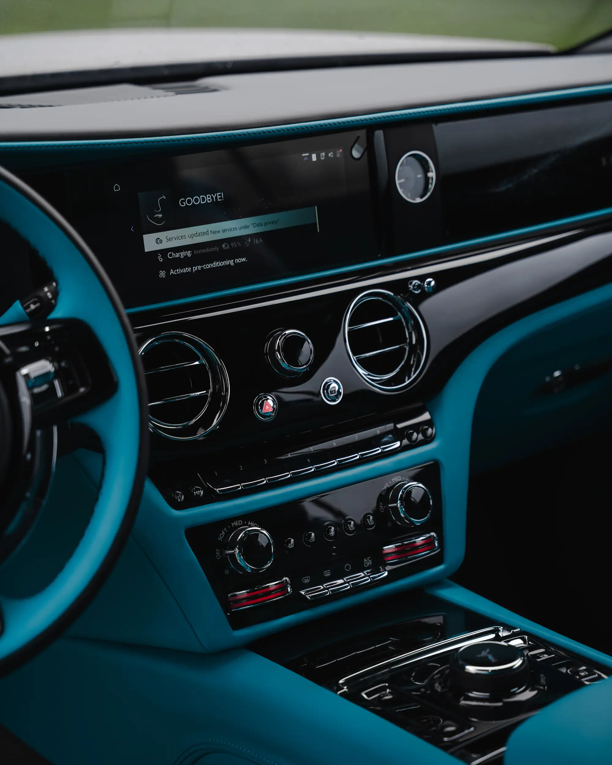 Rolls-Royce Spectre Interior Dashboard View - Baku Dreams