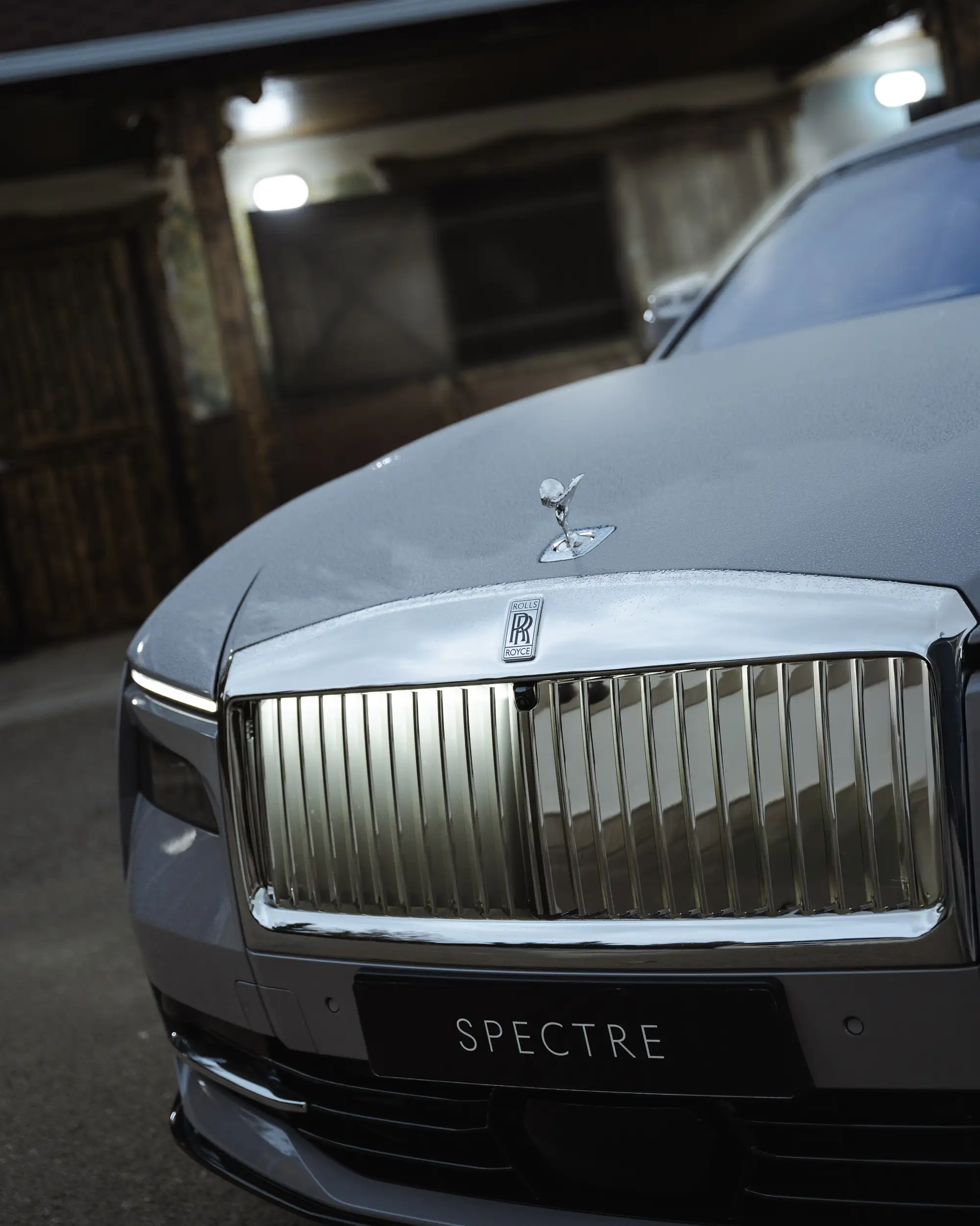 Rolls-Royce Spectre Rear Interior View - Baku Dreams